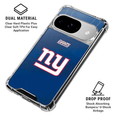 NFL New York Giants Team Jersey Google Pixel 10 Clear Case